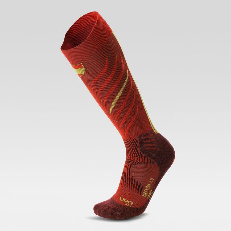 Uyn - Natyon 2.0 Chaussettes De Ski Homme - Chaussettes - Vert - 39/41 - Decathlon