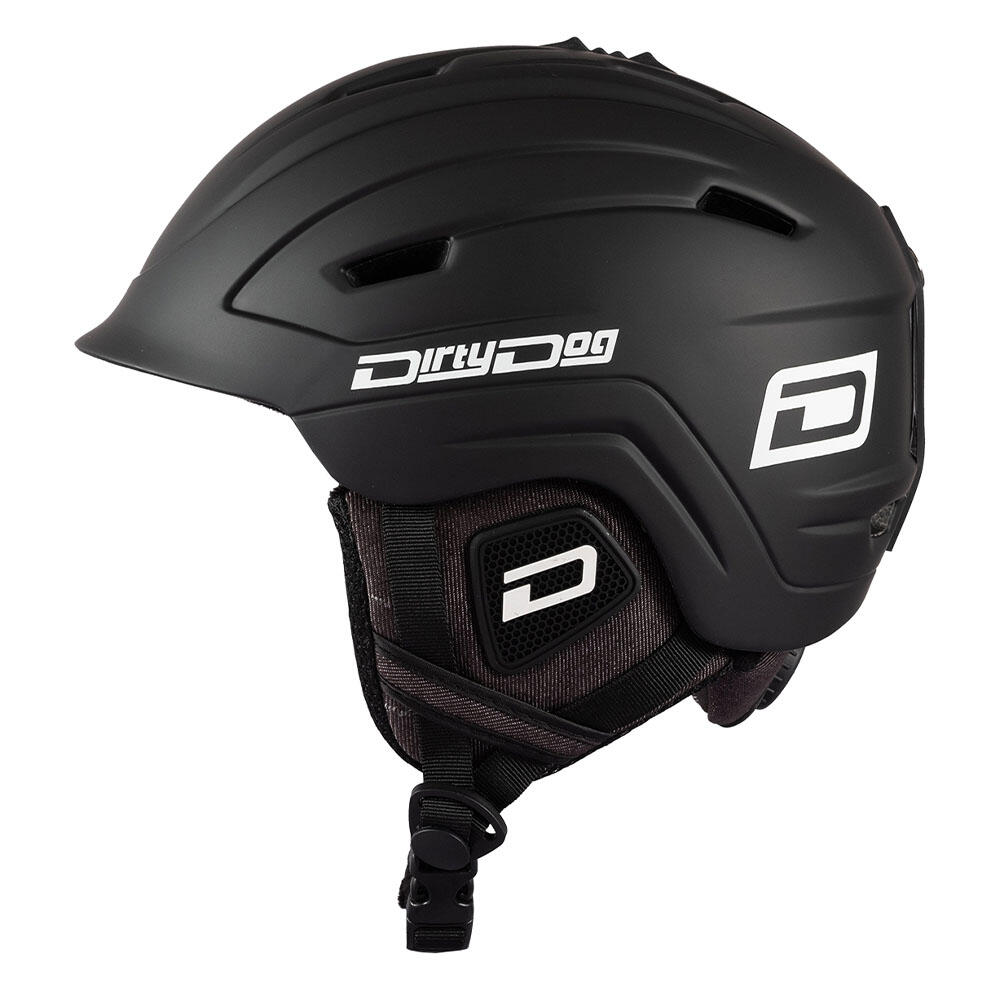 DIRTY DOG HYDRA Unisex Snow Helmet - Matte Black