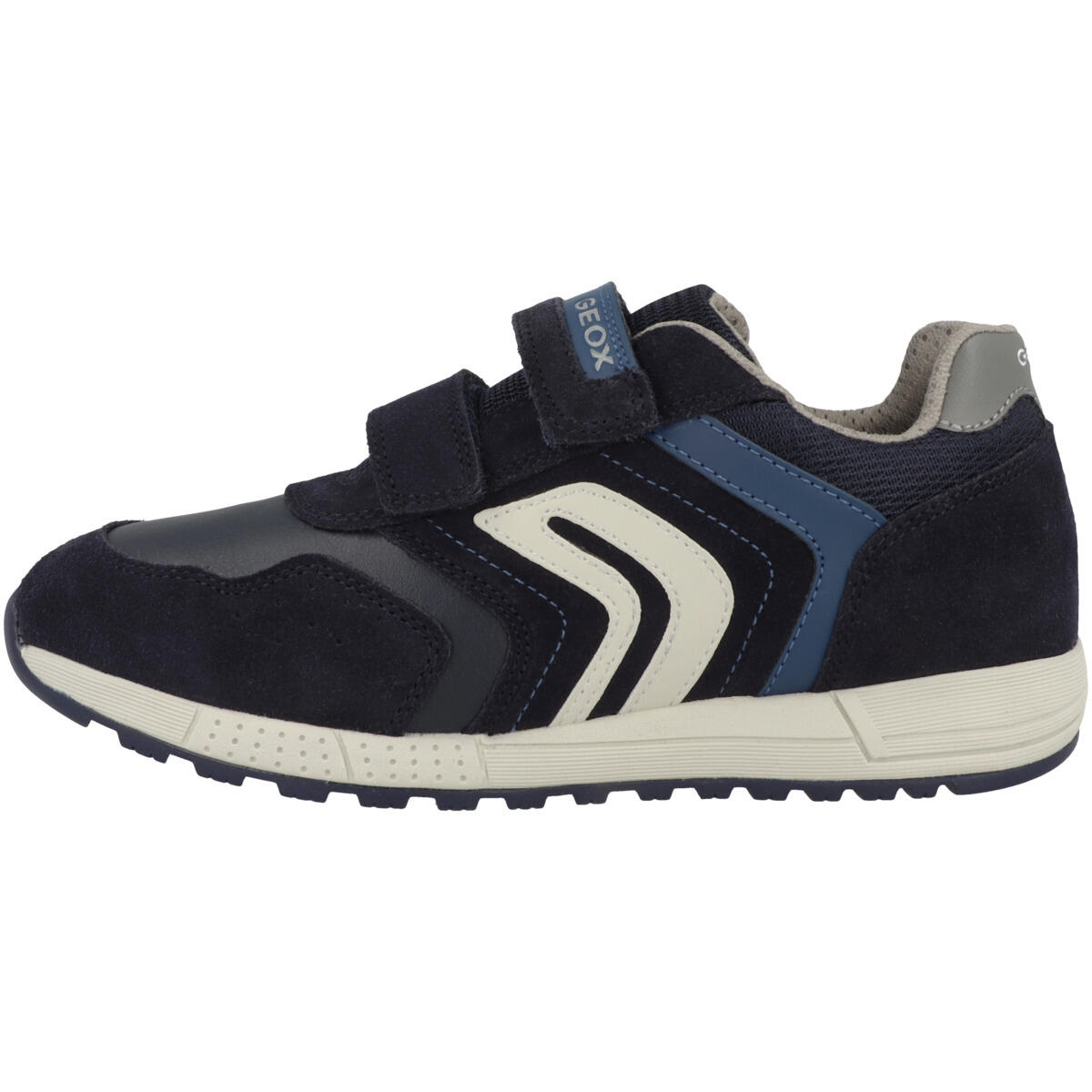 Geox J Alben Boy E Sneakers voor heren, Red Navy, 31 EU