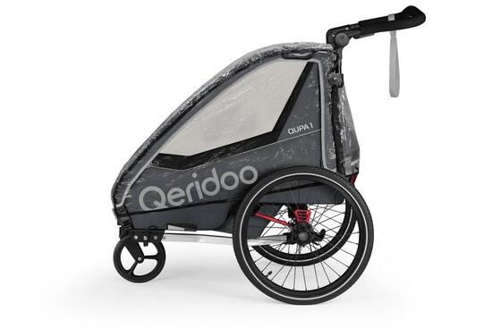 Qeridoo Fahrradanhänger Regenschutz QUPA 1 / Sportrex 1