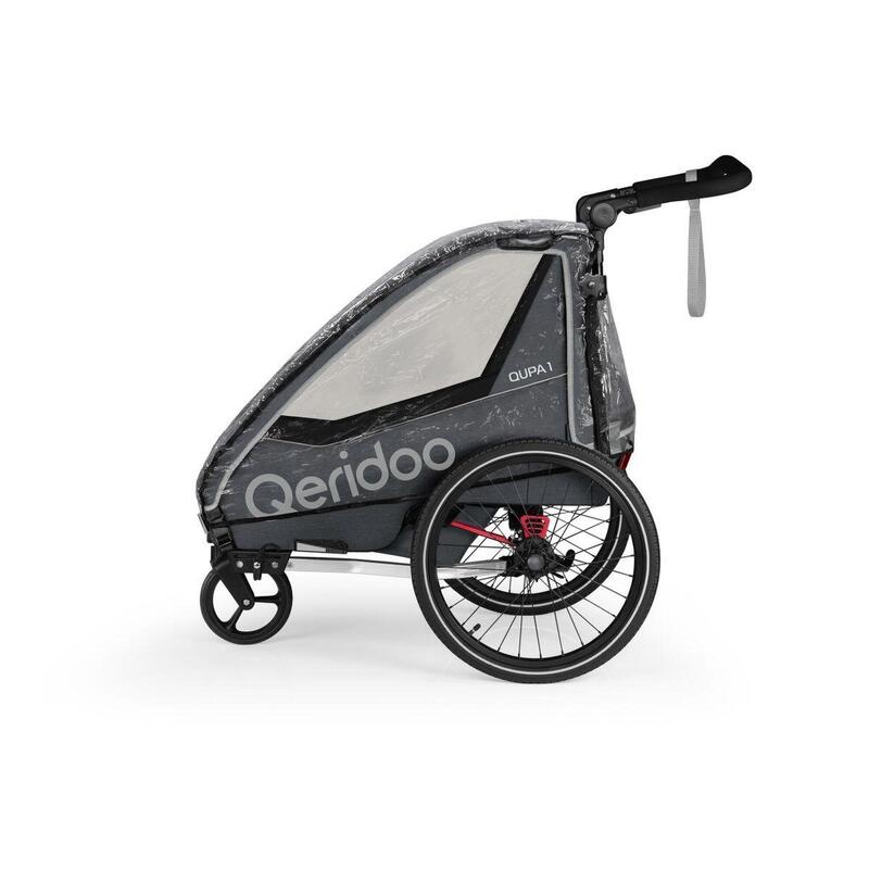 Qeridoo Fahrradanhänger Regenschutz QUPA 1 / Sportrex 1