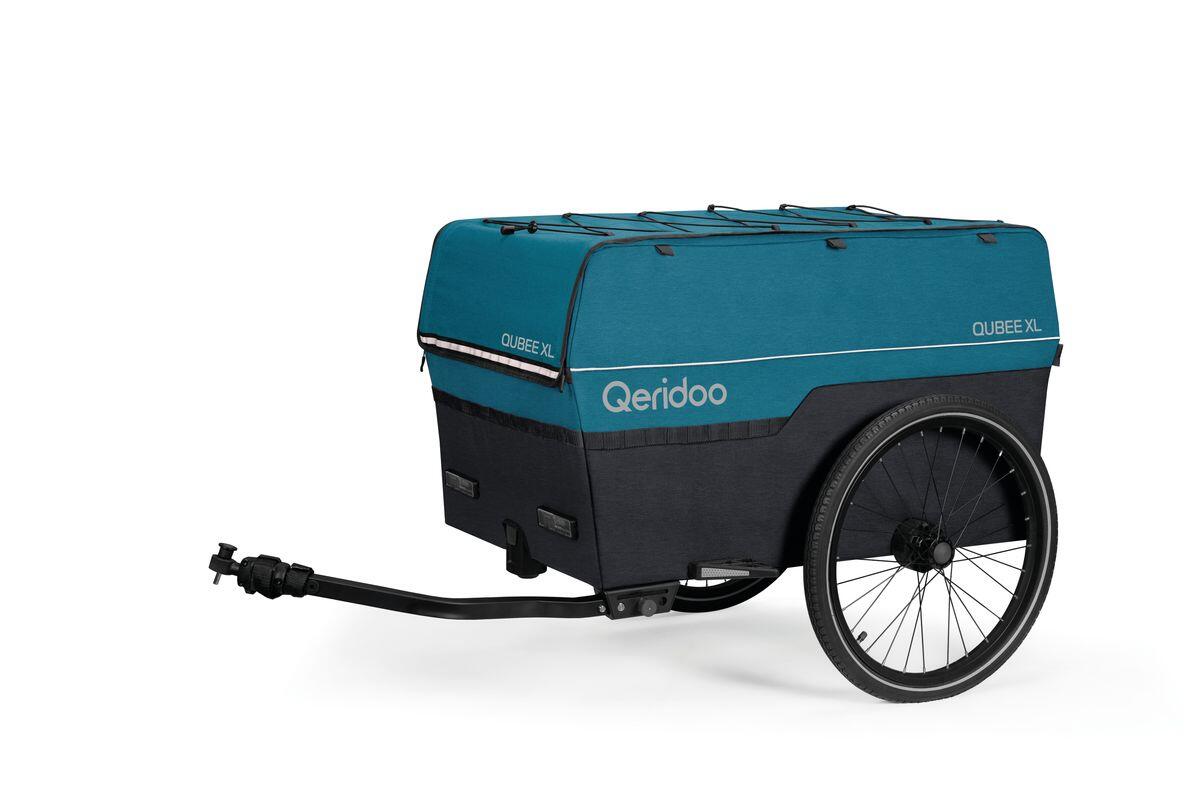 QERIDOO Qeridoo Fahrradanhänger Qubee XL Limited Edition Petrol