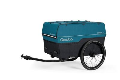 Qeridoo Lastenanhänger Qubee XL Limited Edition Petrol