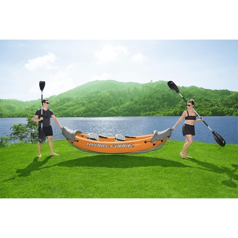 Conjunto kayak insuflável Hydro-Force Rapid x2