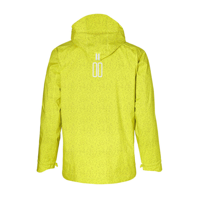 BASIL Veste de pluie pour vélo hommes Skane HiVis, jaune fluo