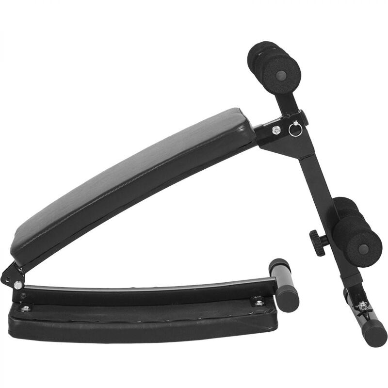 BANC DE MUSCULATION PLIABLE NOIR | MUSCULATION