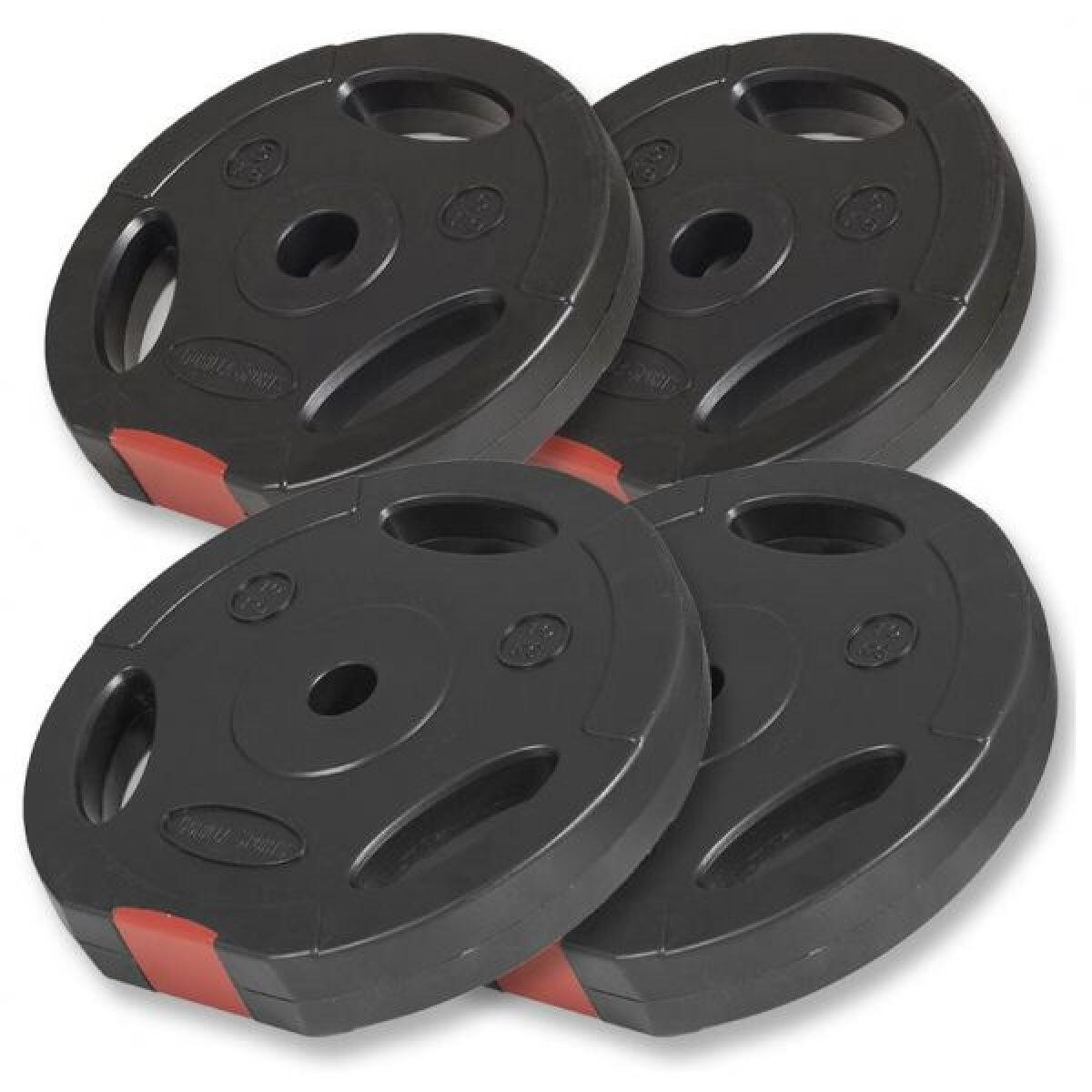 Squat Rack met 40 kg Set gripper kunststof - 30 mm - Schroefsluiting 3/7