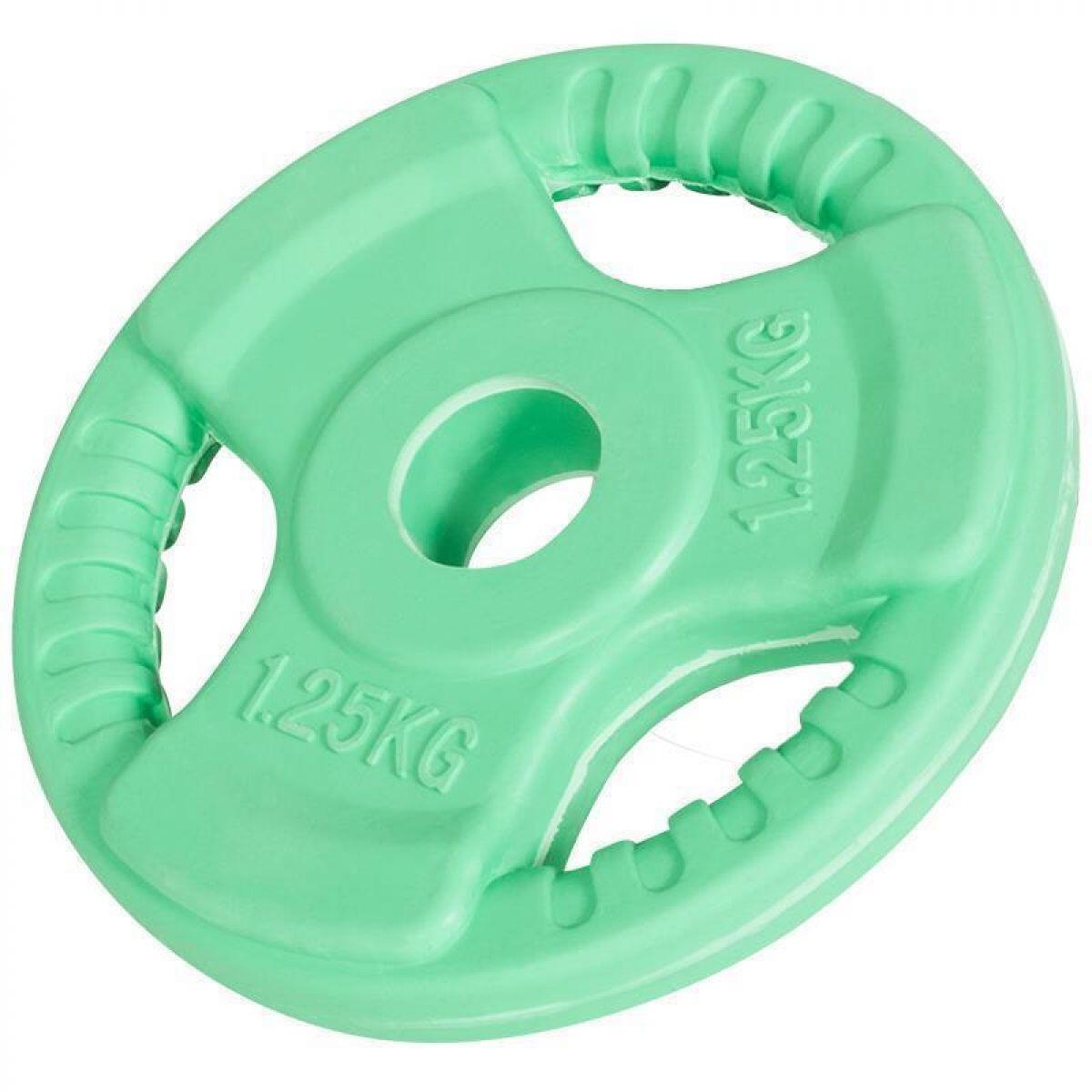 Universele Halterbank Wit Met 100 kg Halterset Gripper Gietijzer (Rubber 5/7