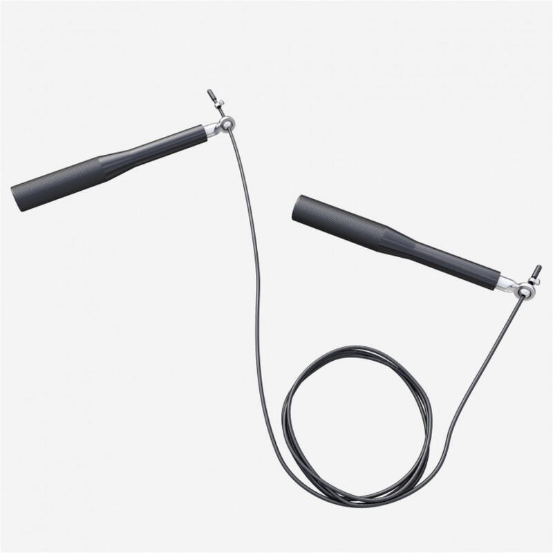 Corde à sauter Gorilla Sports - Aluminium - Noir - 300 cm - Speedrope