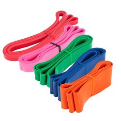 weerstandsbanden - Set van 5 - fitnessbanden - Resistance band