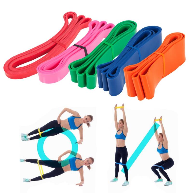 weerstandsbanden - Set van 5 - fitnessbanden - Resistance band