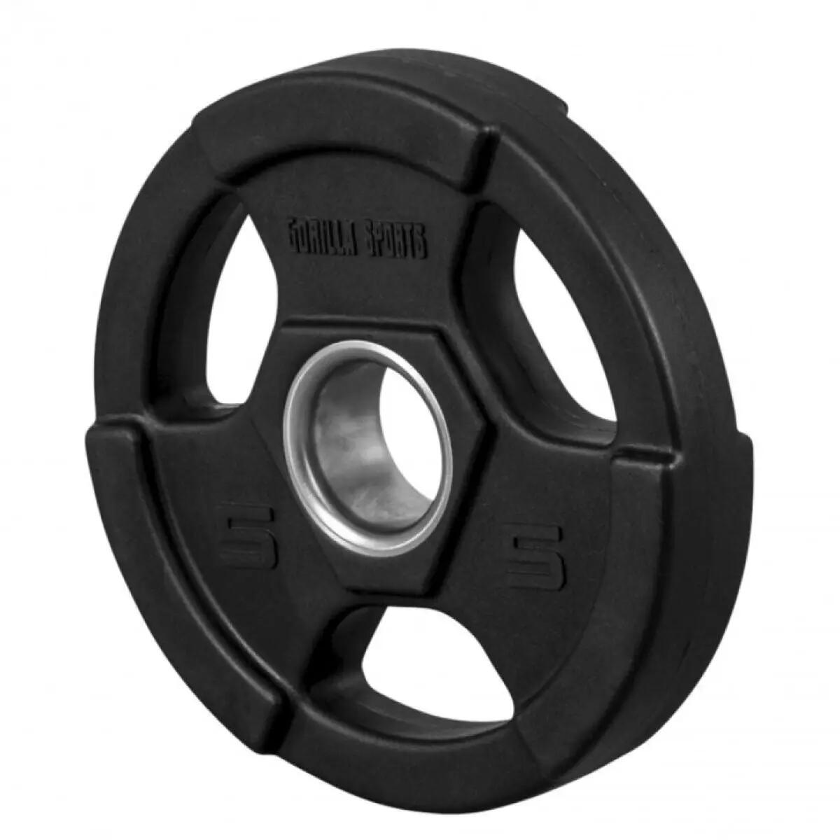Disco Pesas Olímpico Pro Gorilla Sports 5 Kg Diámetro 51 mm 4/7
