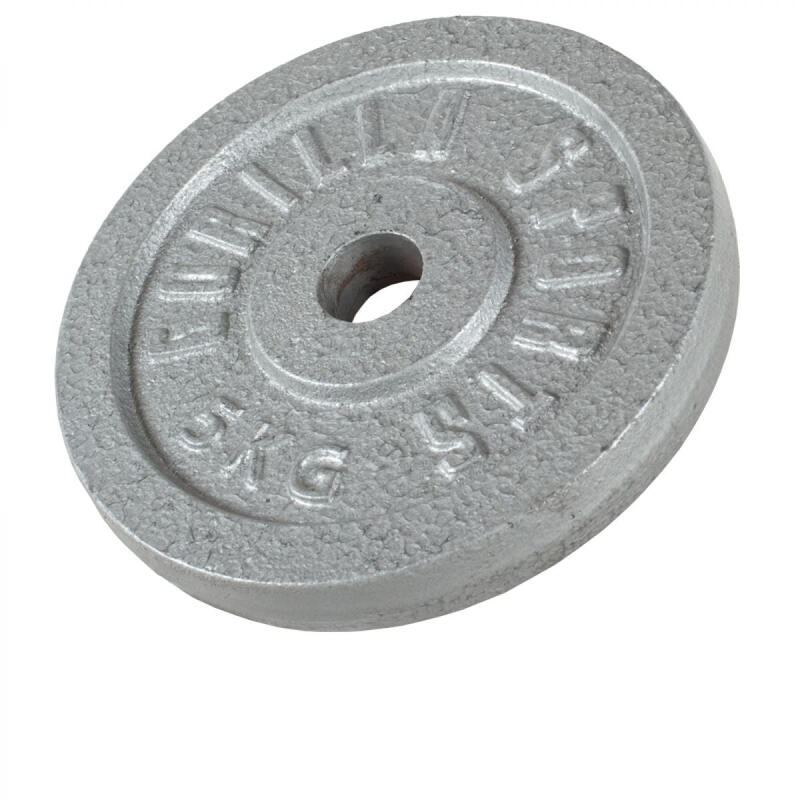 8 POIDS EN FONTE | DIAMETRE 31 MM | MUSCULATION | LOT DE 4x5 KG et 4x2,5 KG