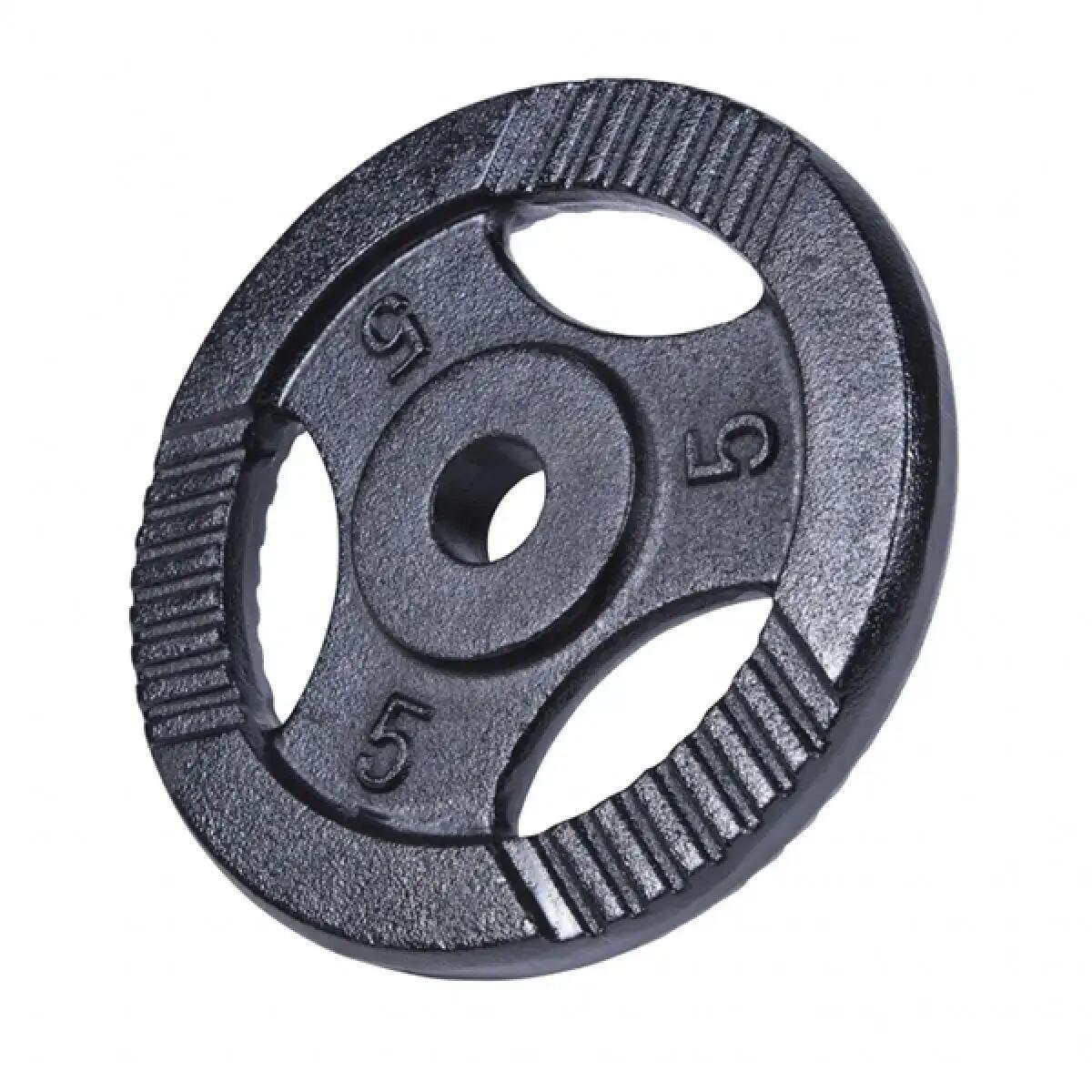 Obciążenie (1,25 - 20 kg) 31mm talerz żeliwny grip z uchwytami Gorilla Sports 6/7