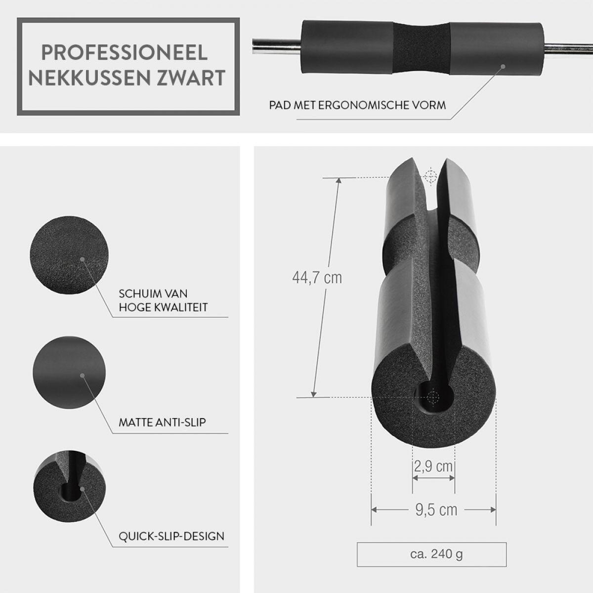 Bar Pad - Barbell Pad - Anti-slip - Hip Thrust Pad 5/6