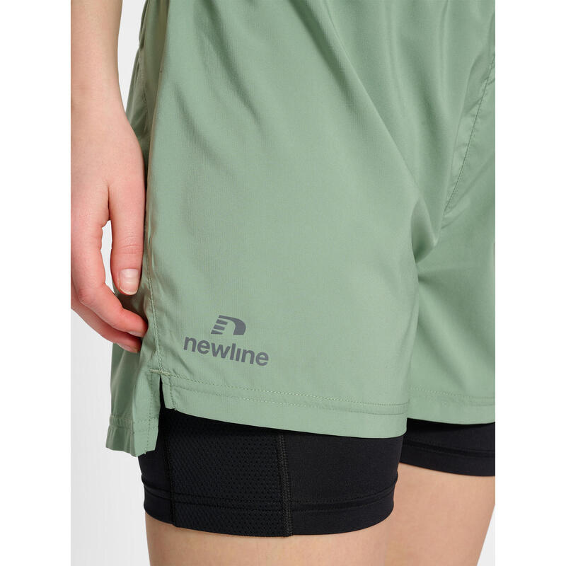 Cierre Con Cordón Pantalones Cortos Nwldetroit Running Mujer NEWLINE