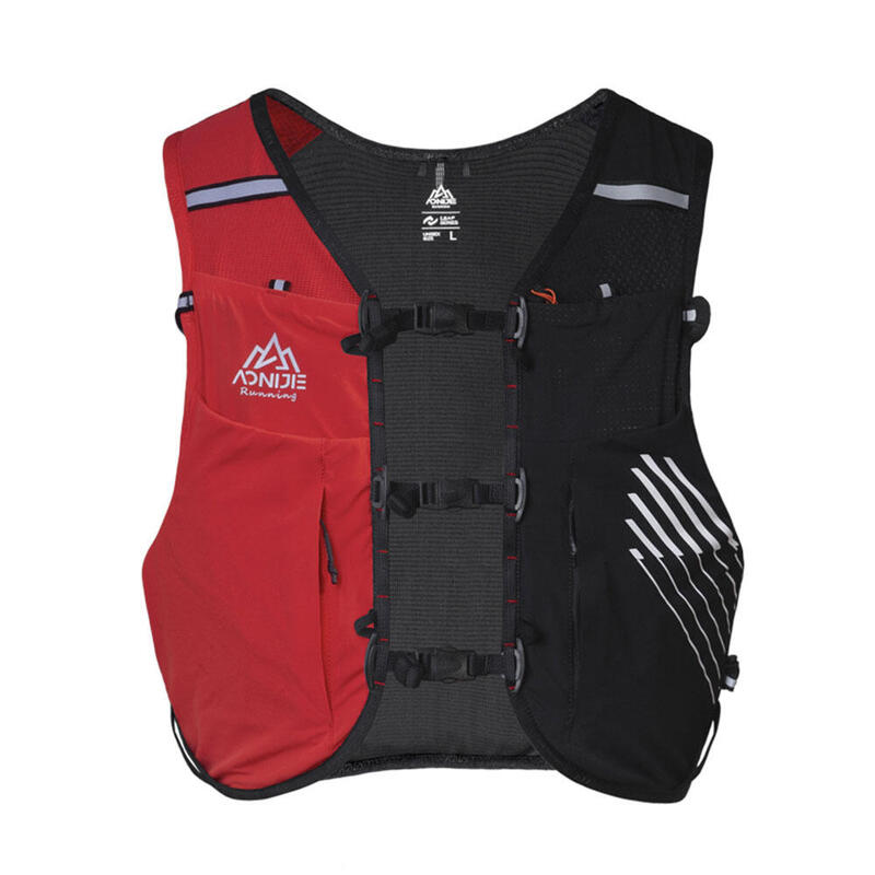 Lightweight Running Backpack 10L - Black/Red