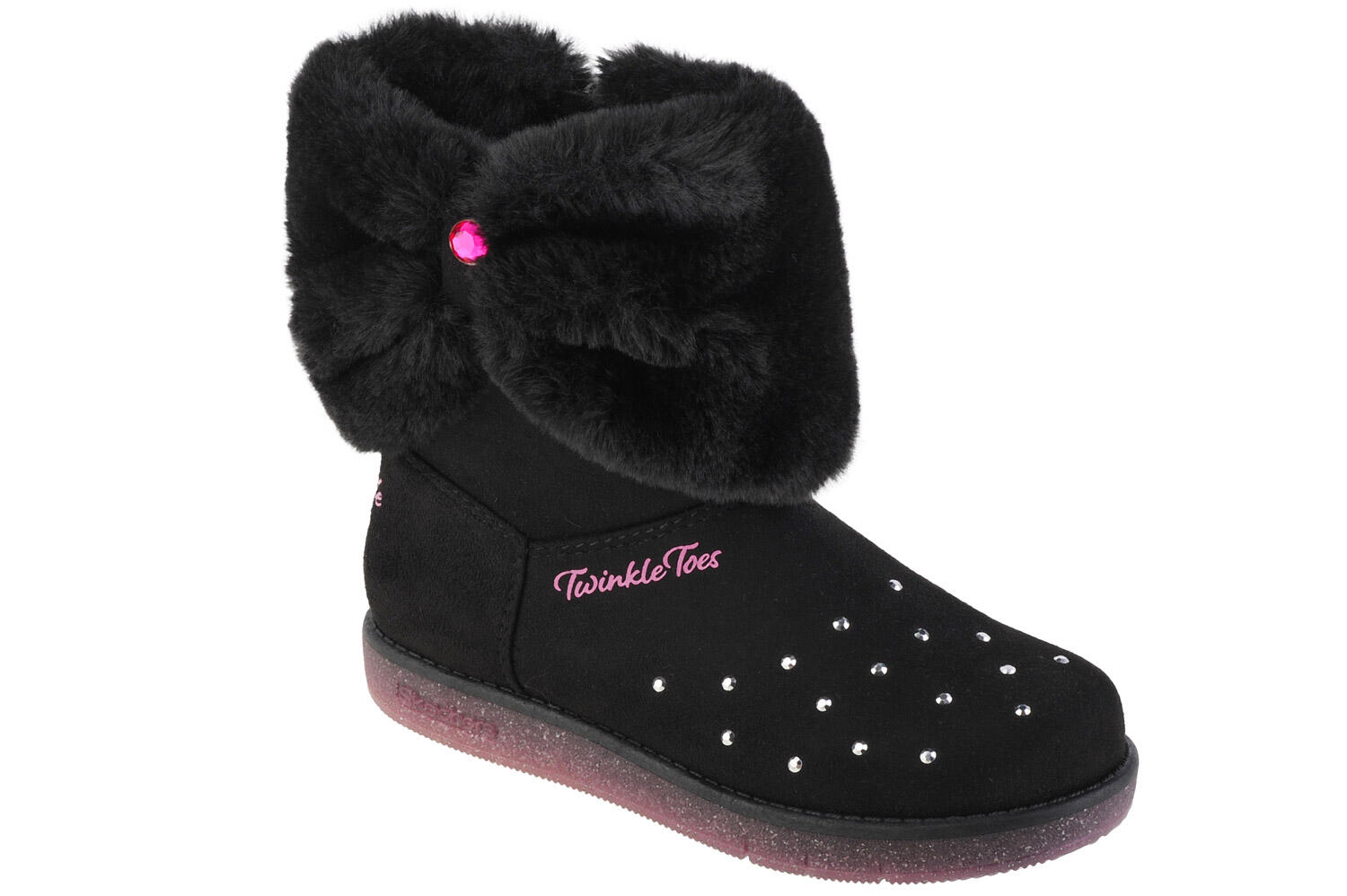 Buty zimowe dziewczęce, Skechers Glitzy Glam - Cozy Cuddlers