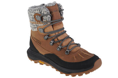 Dames siren 4 thermo nubuck zip wandelschoenen (bruin)