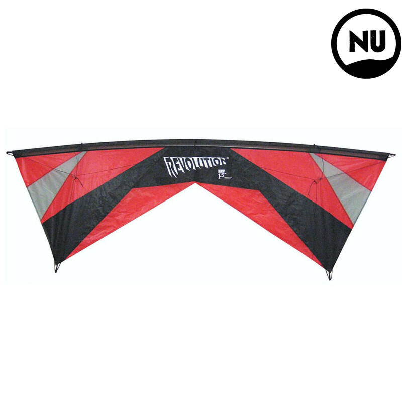 REVOLUTION KITES Aquilone Revolution EXP Reflex rosso-nero-grigio VSRV00112 Rosso 236 x 79 cm