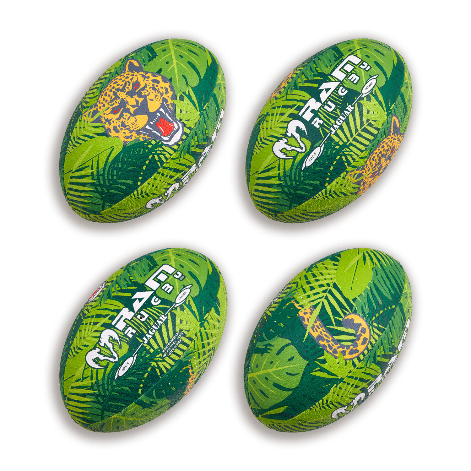 Ram Rugby Ball - Squad - Trainer - (Size Mini) - Jaguar 2/2