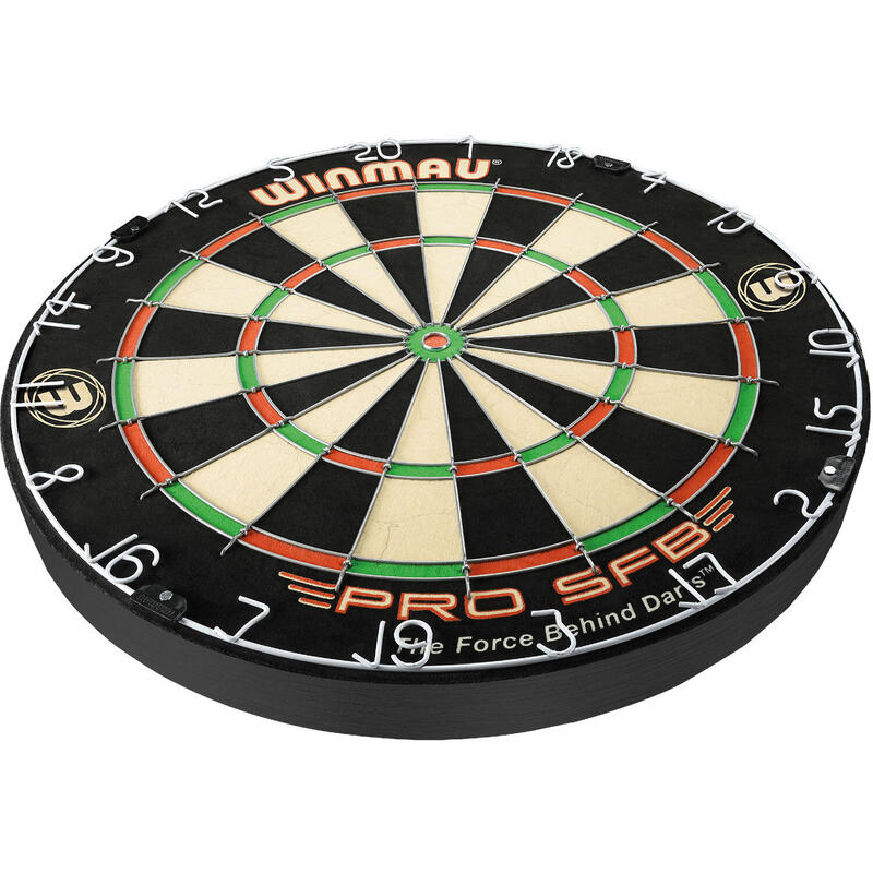 Cible de fléchettes Winmau Pro SFB avec 2 lots fléchettes