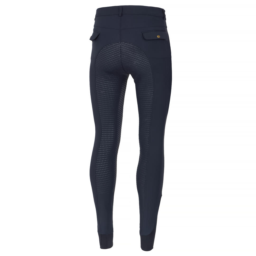 Bryczesy do jazdy konnej męskie King Equestrian Rochdale 23AW z pełnym lejem