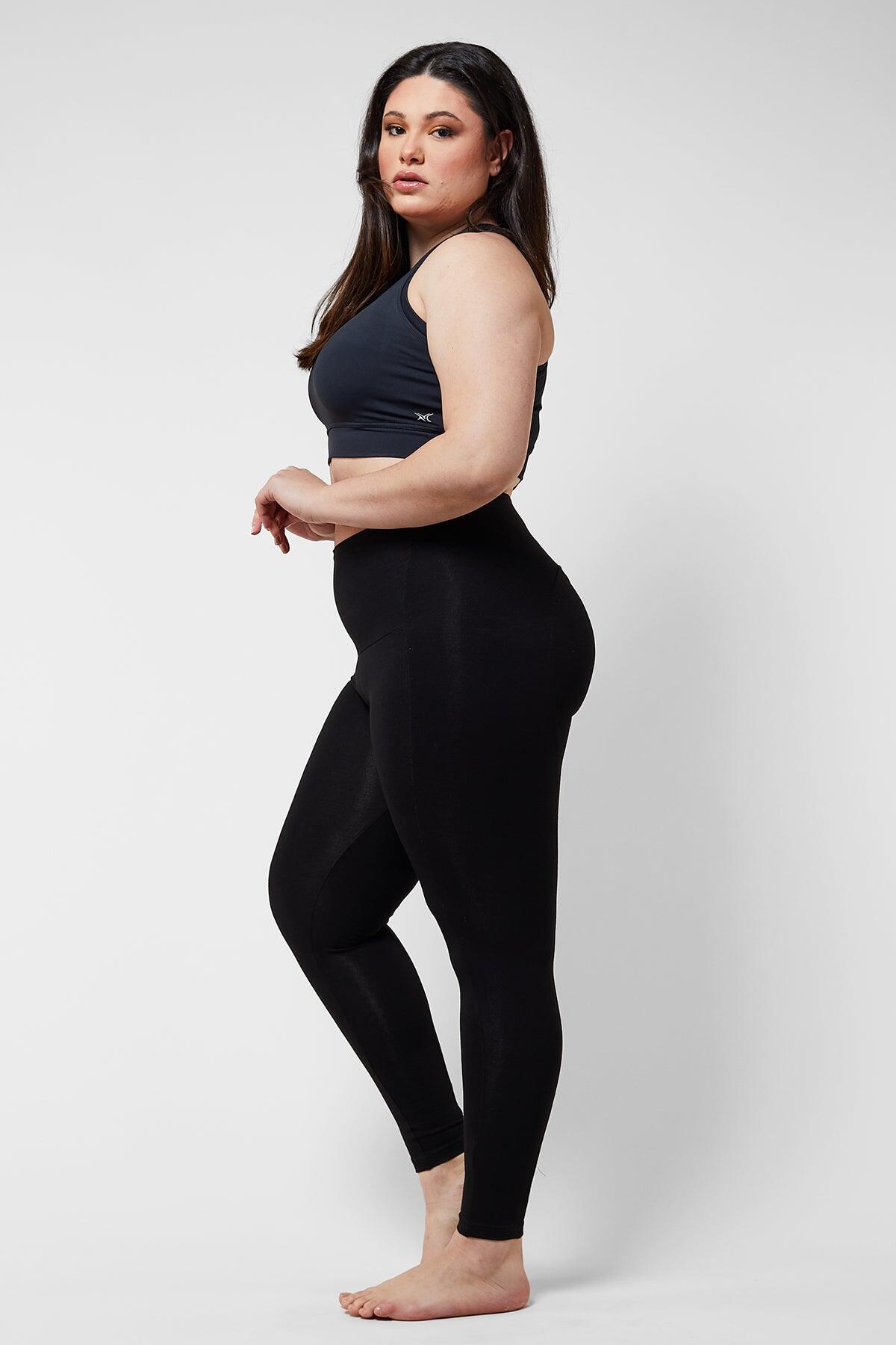 Lightweight Strong Compression Tummy Control Leggings Black 2/6