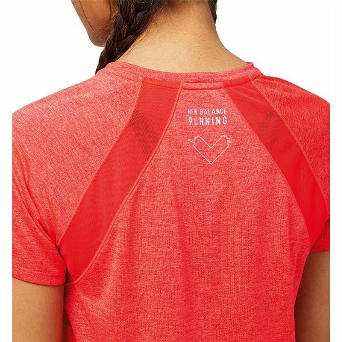 T-shirt à manches courtes femme New Balance Impact Run Orange 4/5