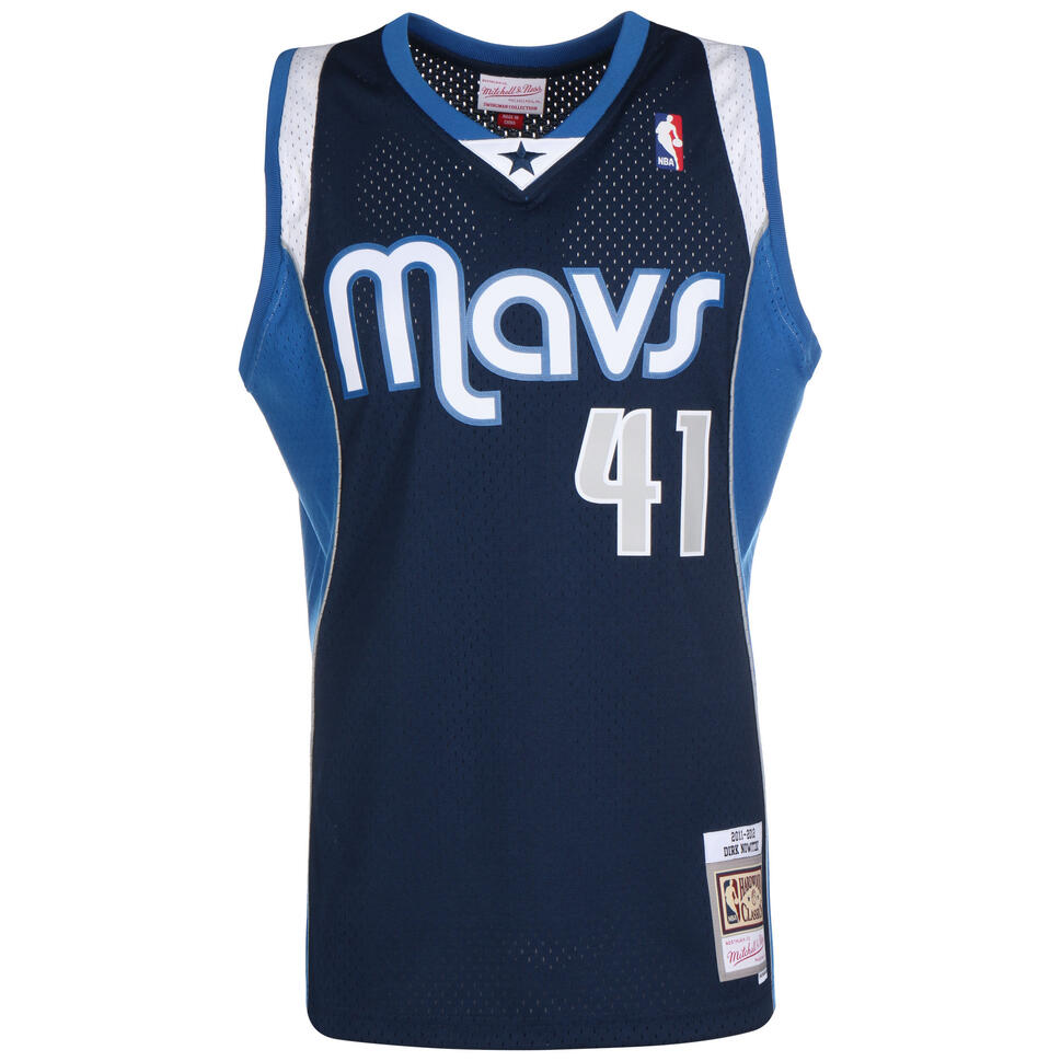 Koszulka męska do koszykówki Mitchell & Ness NBA Dallas Mavericks Dirk Nowitzki