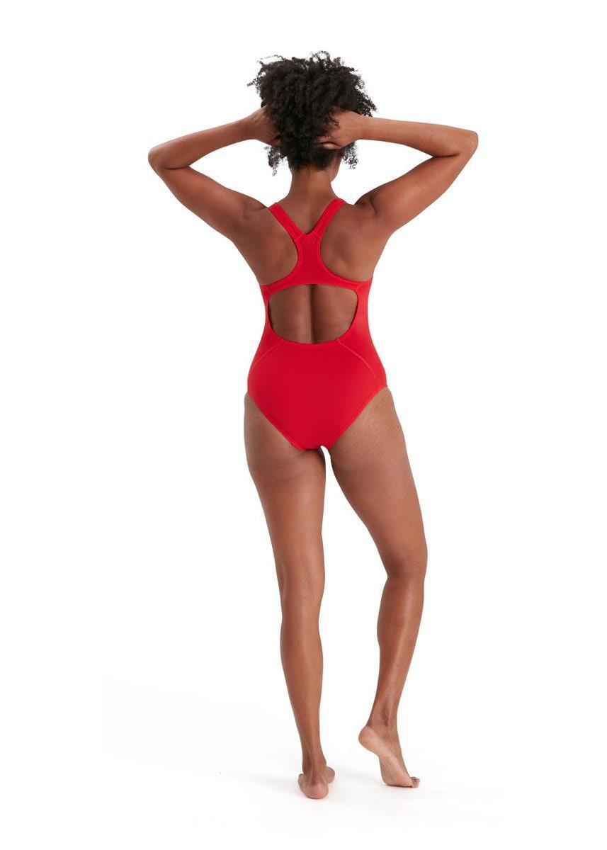 Speedo Womens Eco Endurance+ Medalist Fed Red 2/6