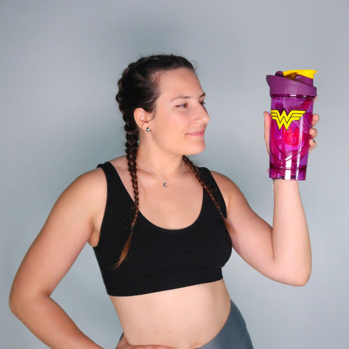 Shaker Hero Pro 0,75 L violet avec filtre à clic innovant 3/5