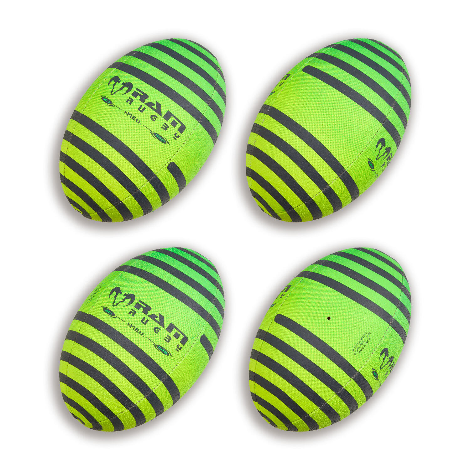 Ram Rugby Ball - Squad - Trainer - (Size 3) - Spiral 2/6