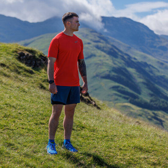 Camiseta de running de manga corta para hombre Inov-8 Base Elite Base Layer 3.0 3/4