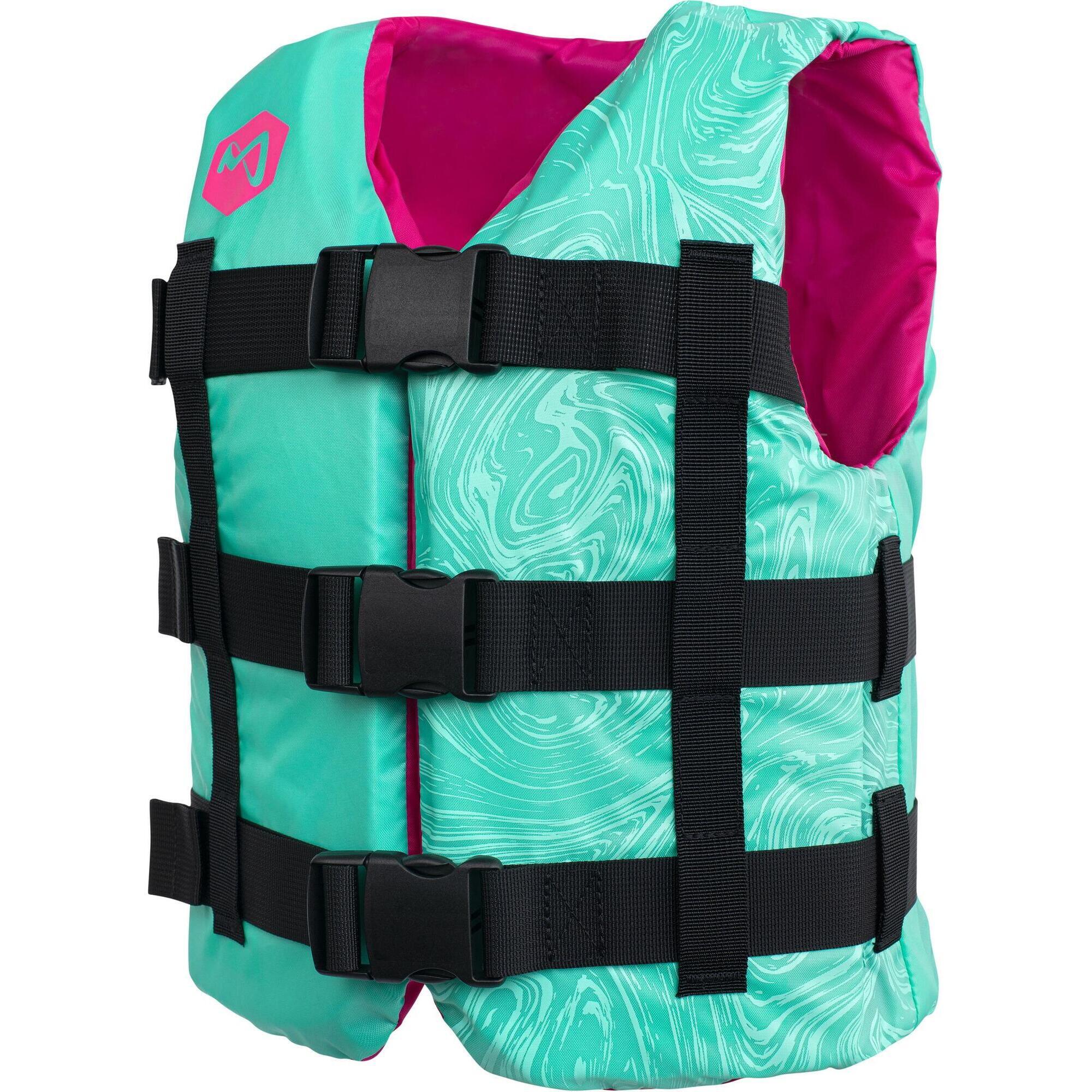 Mesle - Gilet De Natation Enfant H210 50n Taille 25 - 40 Kg Sup Kajak Wakeboard - Gilet De Flottaison - Bleu - 10 À 12 Ans - Decathlon