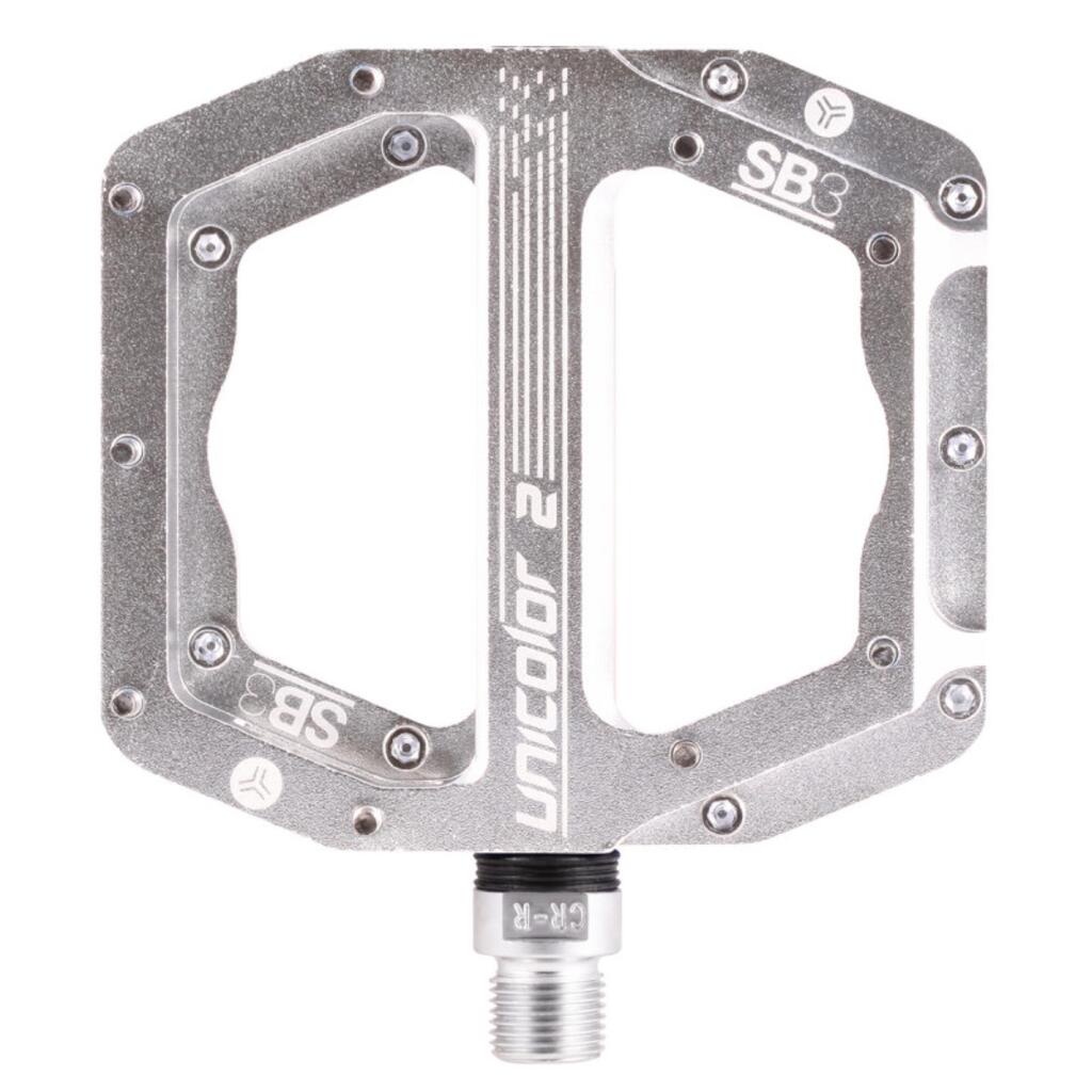 SB3 Unicolor 2 Flat Pedals Silver