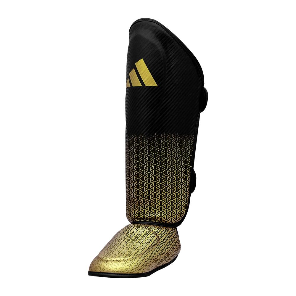 Adidas Kickboxing Shin Guards - Black/Gold 2/7