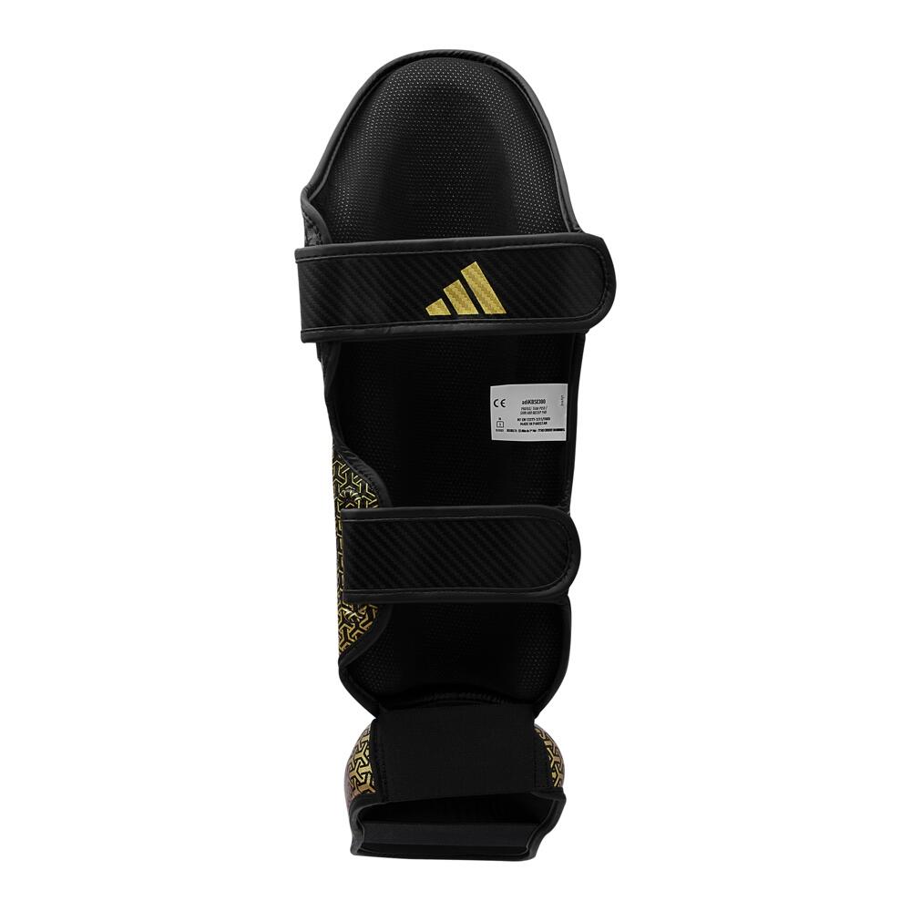 Adidas Kickboxing Shin Guards - Black/Gold 4/7