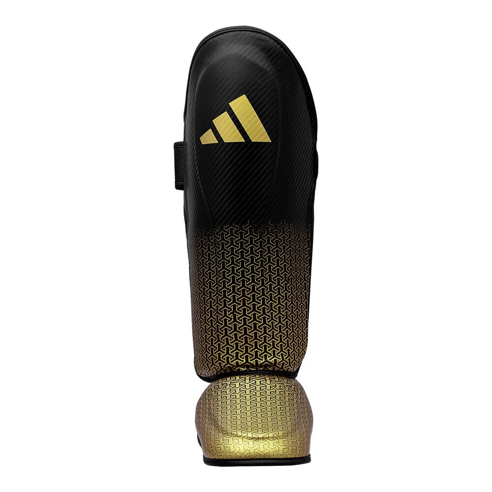 Adidas Kickboxing Shin Guards - Black/Gold 1/7