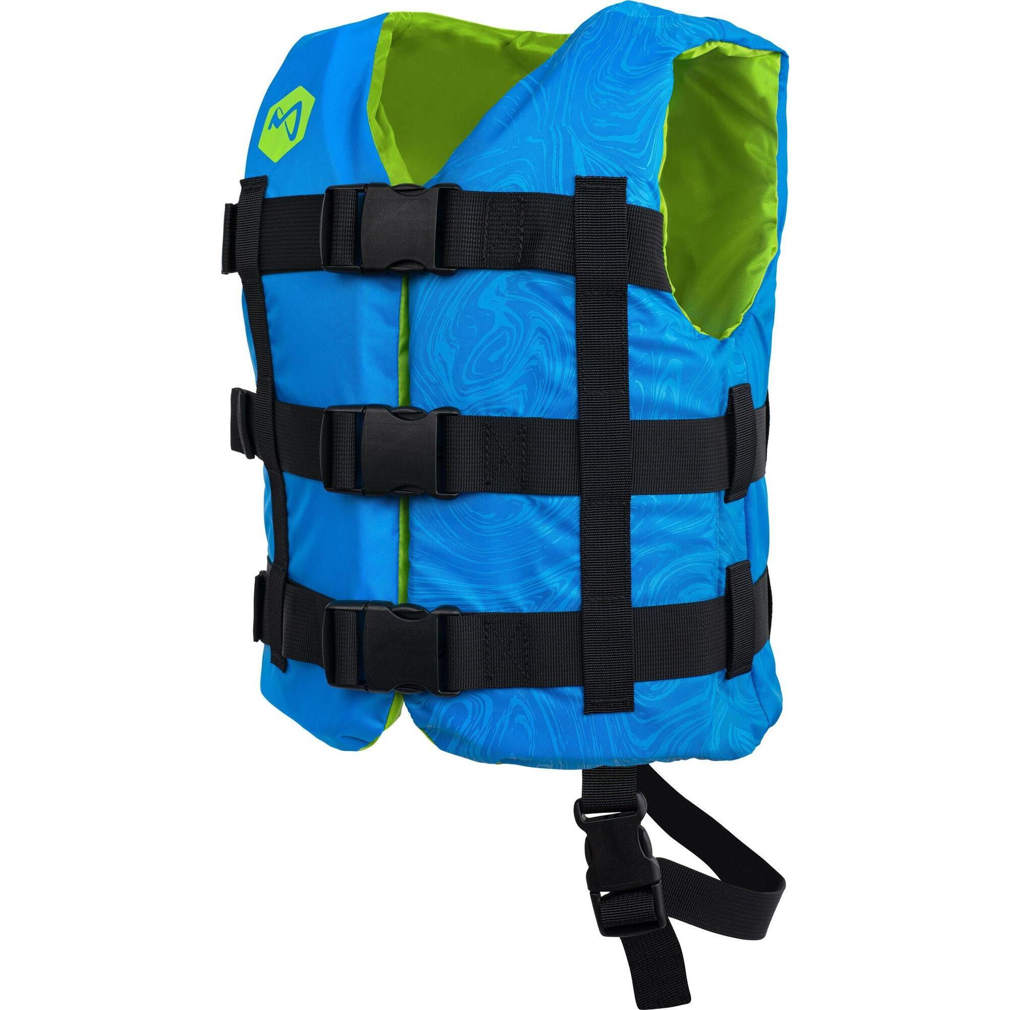 Mesle - Gilet De Natation Enfant H210 50n Taille 25 - 40 Kg Sup Kajak Wakeboard - Gilet De Flottaison - Bleu - 10 À 12 Ans - Decathlon