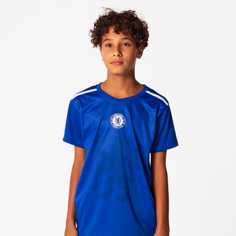 Chelsea - Maillot De Football Chelsea Enfant - Maillot Manches Courtes - Bleu - 4 À 6 Ans - Decathlon
