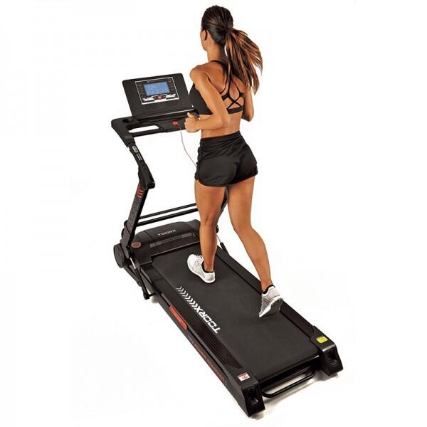 Tapis Roulant POWER COMPACT S HRC, velocità 20km/h, inclinazione elet. TOORX 4/7