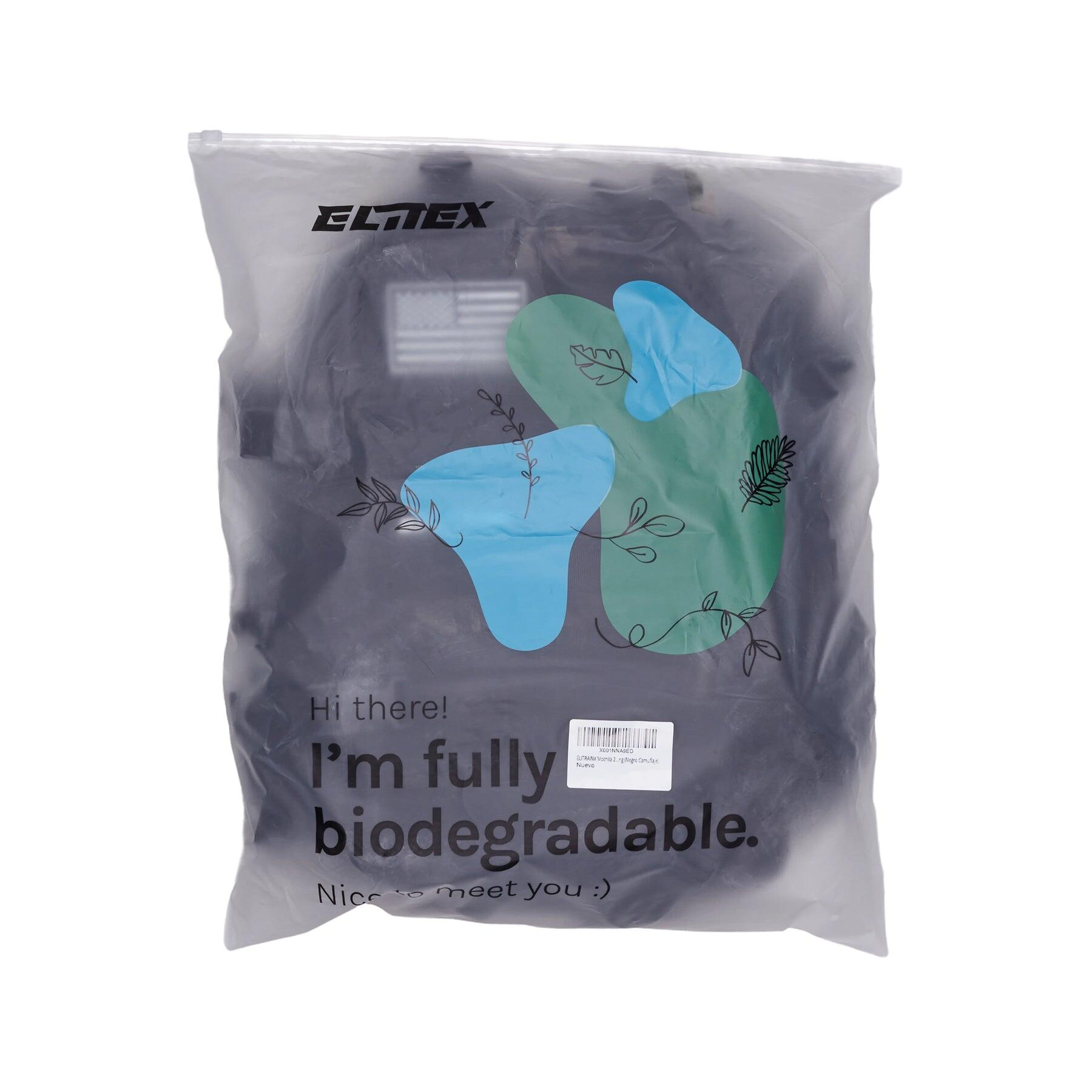 Zaino Elitex Camouflage Nero 25L Cabina Allenamento Impermeabile 6/6