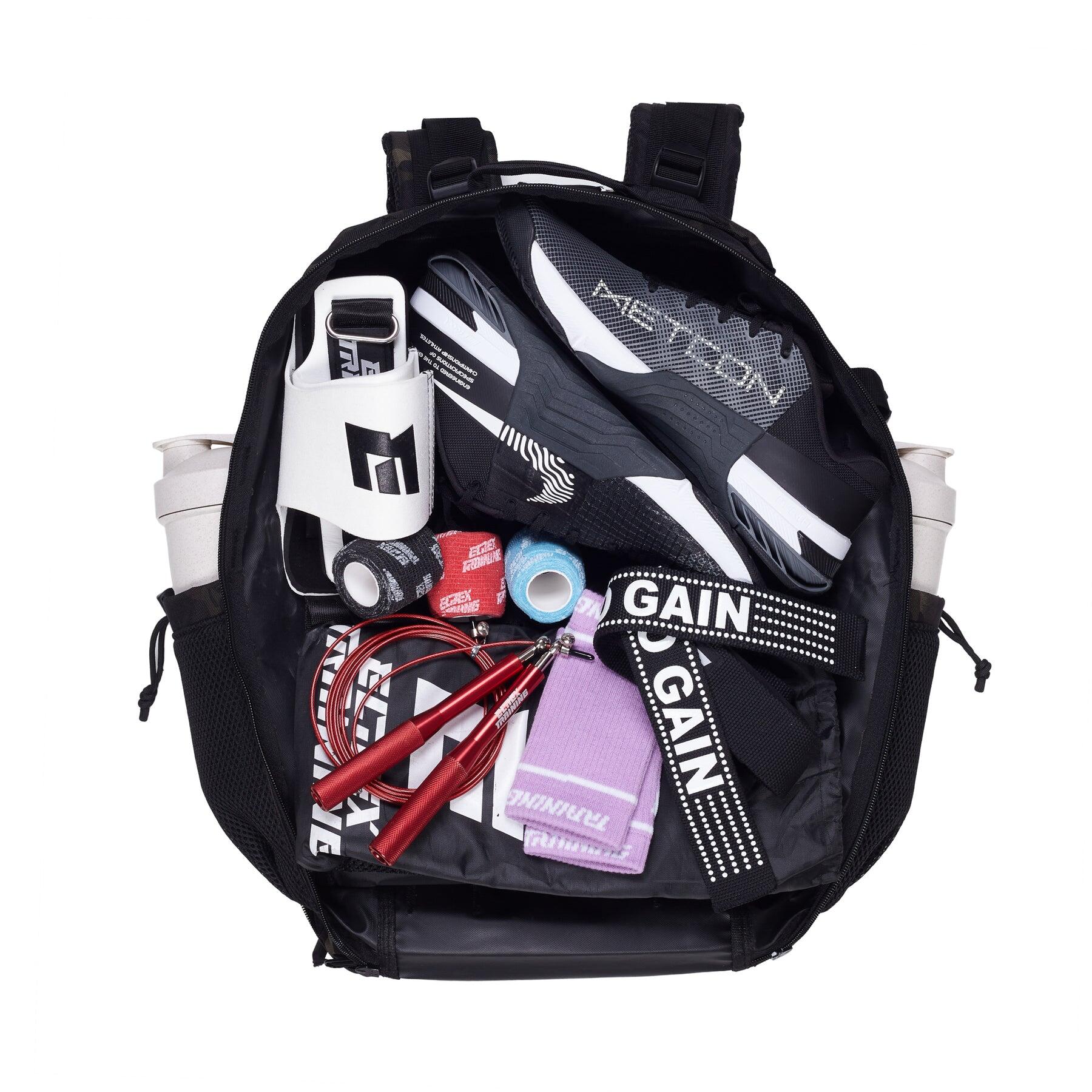 Zaino Elitex Camouflage Nero 25L Cabina Allenamento Impermeabile 3/6