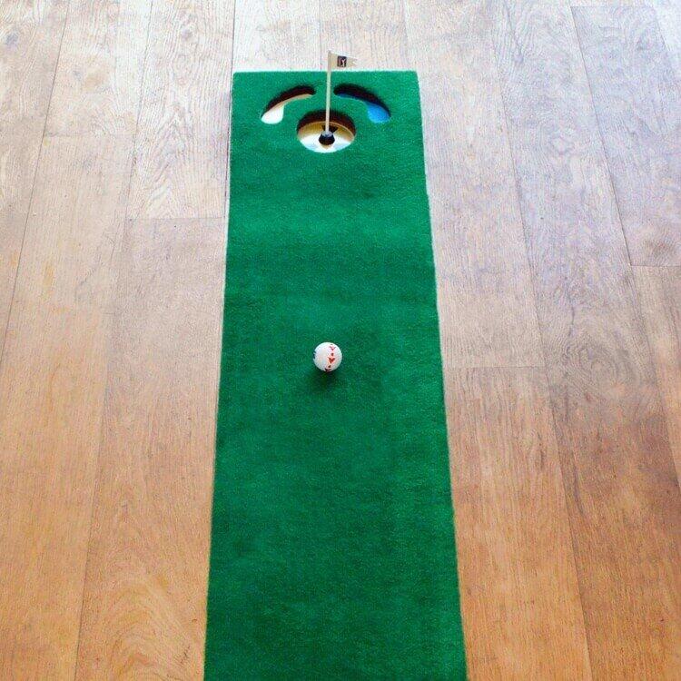 6ft tapis de putting avec Guide balle et Training Tips 5/5