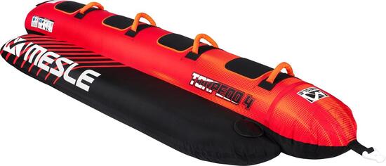 Wassergleiter Torpedo 2 Personen Bananenboot rot für Boot Mesle