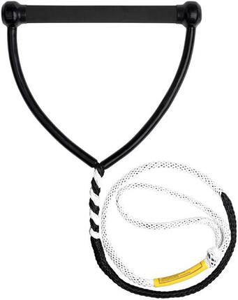 Mono Wasserski Hantel Pro Slalom Monoski Gummi Griff schwarz