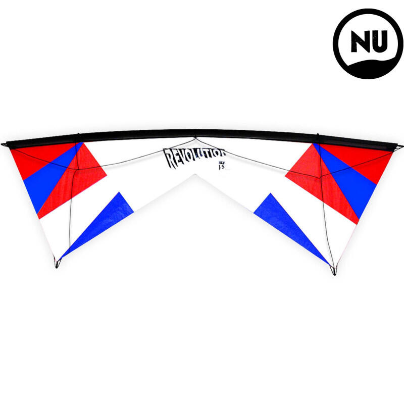 Revolution Kites - Revolution Reflex Experience (avec Poignées - Sans Lignes) - Cerf Volant - Blanc|bleu|rouge - No Size - Decathlon