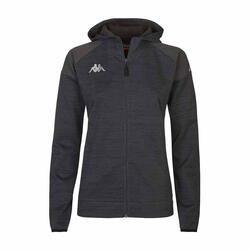 Veste à capuche manches longues femme Veneziata gris