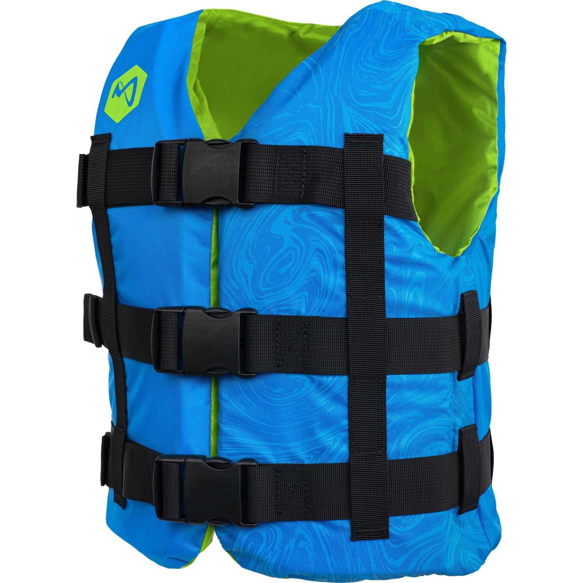 Mesle - Gilet De Natation Enfant H210 50n Taille 25 - 40 Kg Sup Kajak Wakeboard - Gilet De Flottaison - Bleu - 10 À 12 Ans - Decathlon